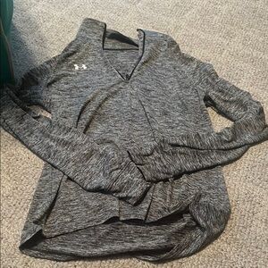 Under Armour Gray Fitted Wrap Hoodie